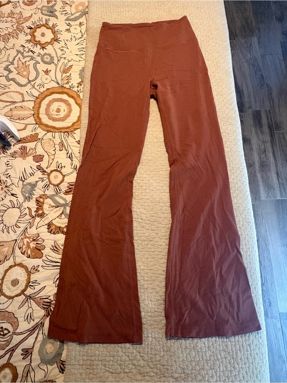 lululemon athletica High-Waist Flare Leggings in Rust Brown